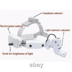 5W LED Surgical Dental Medical Head Light Headlight Headband Spot Head Lamp ENT