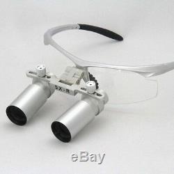 5.0X Dental Loupes Binocular Lab Microsurgery Magnifier Medical Glass Loupe
