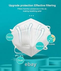 5-1000 KN95 White Face Mask Disposable 5 Layers C. E Approval FFP2 Safety