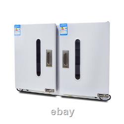 60L Dental Medical UV Sterilizer Double Door UV Disinfection Cabinet + 20 Plates