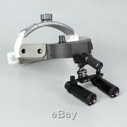 6X420mm Dental Medical Loupes Binocular Surgical Magnifier Headlight F Dentistry