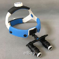 6.0X Dental Surgical Medical Headband Binocular Loupes Glasses Magnifier 420mm