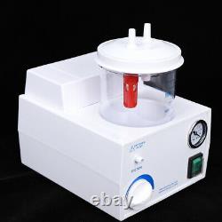 90VA Portable Dental Medical Emergency Vacuum Phlegm Suction Unit Electric 110V