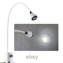 9W Wall Desk Mounted Dental LED Surgical Medical Exam Light Lamp With Stand Clip S