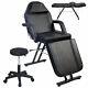 Adjustable Portable Medical Dental Chair Withstool Combination Black
