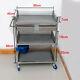 Bring New Three Layers Serving Medical Dental Lab Cart Trolley With Two Drawers