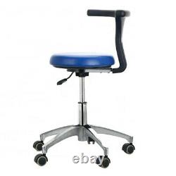 Clinic Dental Medical Doctor's Stool Adjustable Assistant Stool PU Leather