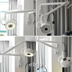 Dental 36W LED Examination Light Wall Mounted Medical Surgical Shadowless Lamp