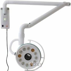 Dental 36W LED Surgical Medical Exam Lamp Shadowless Light Wall Hanging Type