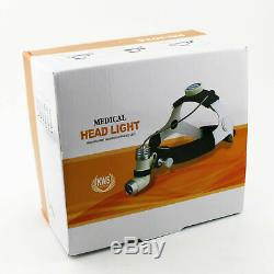 Dental 3W LED Surgical Headlight Medical Head Light Lamp AC / DC KD-202A-3 CE