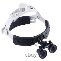 Dental 3.5X Surgical Binocular Loupes Glass Magnifier /Medical LED Head Light