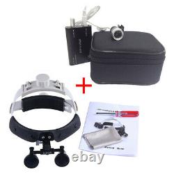 Dental 3.5X Surgical Binocular Loupes Glass Magnifier /Medical LED Head Light
