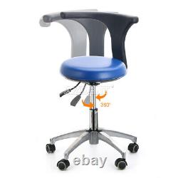 Dental Built-in Socket Medical Cart Trolley Stand Adjustable Stool Mobile Chair