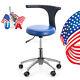 Dental Chair Portable Led Lamp / Mobile Chair Adjustable Height Stool Pu Leather