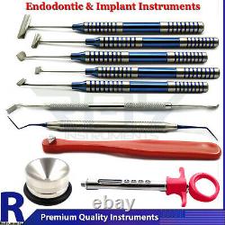 Dental Endodontic Pusher Scaler, Auto Aspirating Syringe Medical Burshing Kit