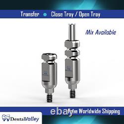 Dental Implant Close / Open Tray Transfer Impression Coping Internal Hex Lab