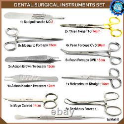 Dental Implantology Oral Surgery Kit Surgical Placement Instruments EURO MEDICS