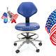 Dental Lab Medical Stool Adjustable Height Mobile Rolling Chair 2 Colors