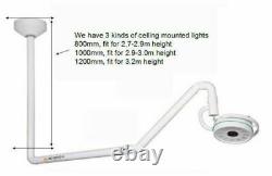 Dental Medical 36W LED Ceiling Mounted Exam Cold Light Shadowless Lamp 800mm US