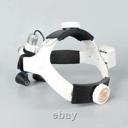 Dental Medical 3W LED Head Light Headlamp All-in-one +2.5X420mm Binocular Loupes