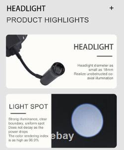 Dental Medical 5W LED Wireless Head Light Utra-light ENT Headband Head Light