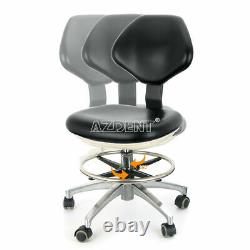 Dental Medical Doctor Assistant Stool Adjustable Mobile Chair PU Leather 4 Model