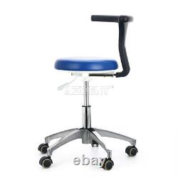 Dental Medical Doctor Assistant Stool Adjustable Mobile Chair PU Leather 4 Types