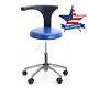 Dental Medical Doctor Assistant Stool Mobile Chair Adjustable Height Pu Leather