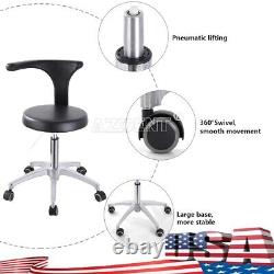 Dental Medical Doctor's Chair Dentist Stool Adjustable Mobile Chair PU Leather