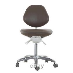 Dental Medical Dynamic Chair DS-S PU Leather with Backrest Portable Doctor's Stool