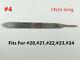 Dental Medical Instruments Surgical Scapel Blades #22 And Work With Handle #4