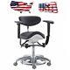 Dental Medical Microscope Dynamic Chair Foot Controlled Saddle Chair Pu Us Stock