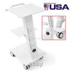 Dental Medical Mobile Cart Metal Built-in Socket Tool Medical Trolley Delivery