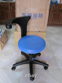 Dental Medical Office Chair Assistant's Stool Adjustable Mobile Chair PU Leather