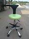 Dental Medical Office Stools Assistant's Stools Adjustable Mobile Chair Pu Green