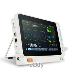 Dental Medical Patient Monitor 6-parameter 10inch Vital Sign Cardiac Machine FDA