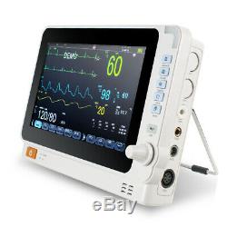 Dental Medical Patient Monitor 6-parameter 10inch Vital Sign Cardiac Machine FDA