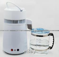 Dental/Medical Pure Water Distiller STAINLESS STEEL INTERNAL with GLASS bottle