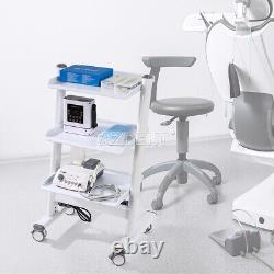Dental Medical Rolling Tool Cart Trolley Mobile Instrument Cart + Power Socket