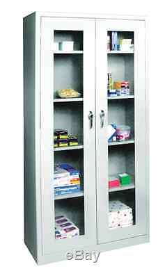 Dental Medical Supply Storage Cabinet WithSteel Structure Locking Doors