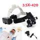 Dental Medical Surgical 3.5x Binocular Loupes Magnifier Headband Withled Headlight