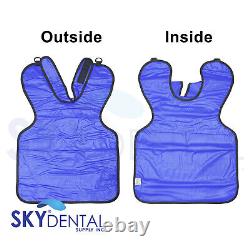 Dental Medical X-Ray Lead Apron PEDO Child with Collar Blue Top Quality 20 x 20