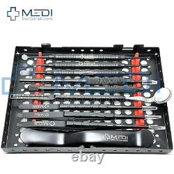 Dental Micro Oral Surgery Instruments Kit For Dental Surgical Surgery Black