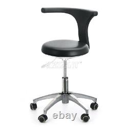 Dental Mobile Chair Dentist Medical Doctor Adjustable Chair+Backrest Black/Blue