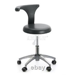 Dental Mobile Chair Dentist Medical Doctor Adjustable Chair+Backrest Black/Blue