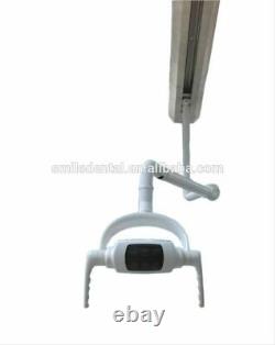 Dental Oral Light Operate Medical Lamp 6 LED Lens Ceiling Mount with Support Arm
