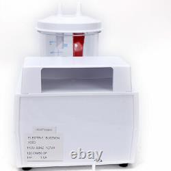 Dental Phlegm Suction Unit Emergency Medical Vacuum Aspirator Machine 110V