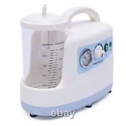 Dental Phlegm Suction Unit Medical Emergency Vacuum Aspirator Machine Portable