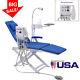 Dental Portable Folding Chair Led Light Medical Silla Withmini Turbine+tray System