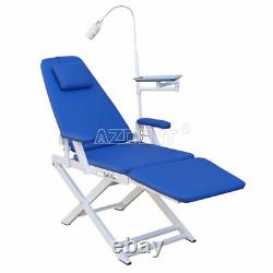 Dental Portable Folding Chair with Rechargeable LED Light / Medical Mobile Chair